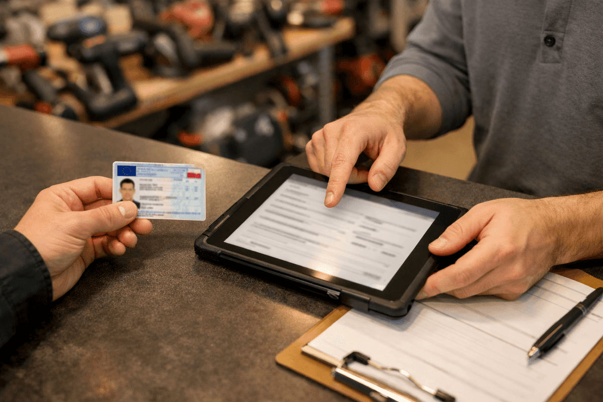 Customer document verification