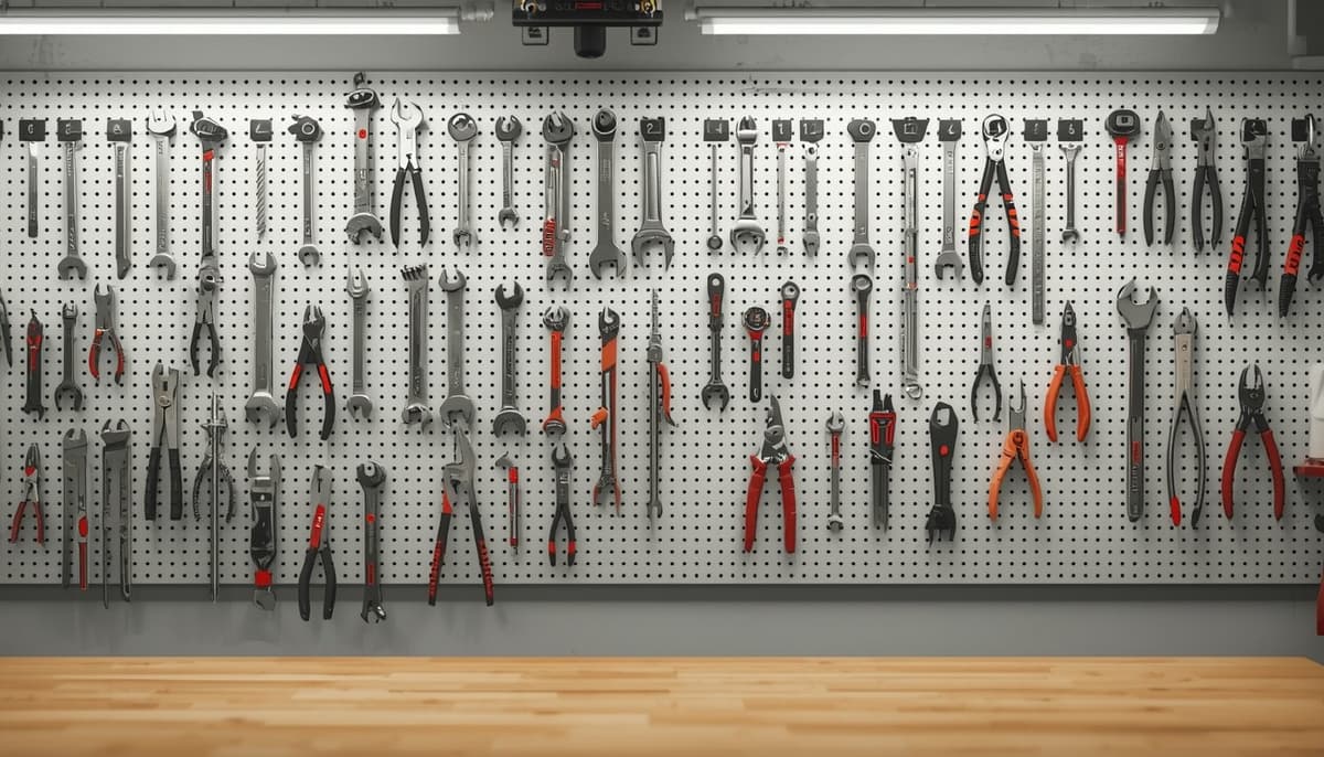 Uporządkowany tablica z narzędziami