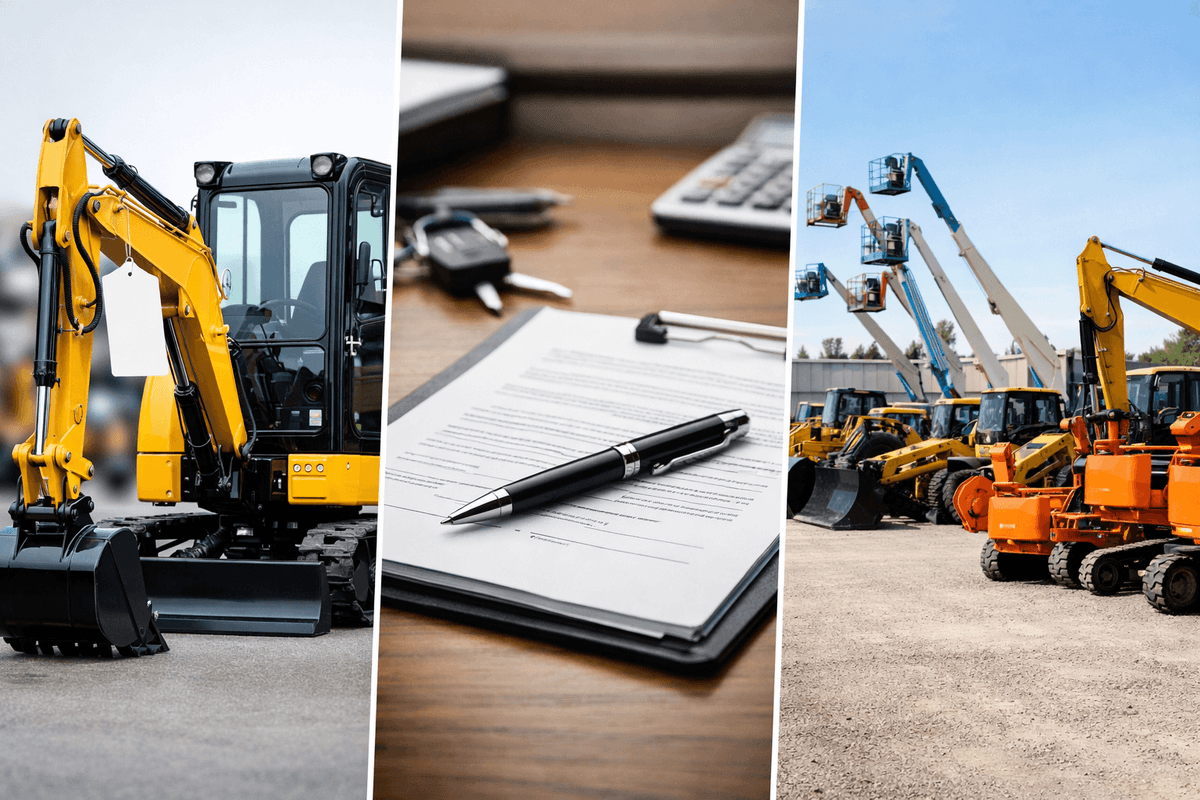Porównanie kosztów leasingu, zakupu i wynajmu sprzętu budowlanego