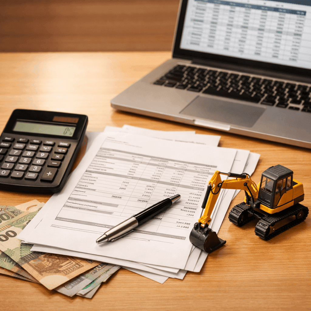 Faktura VAT za wynajem sprzętu budowlanego z kalkulatorem