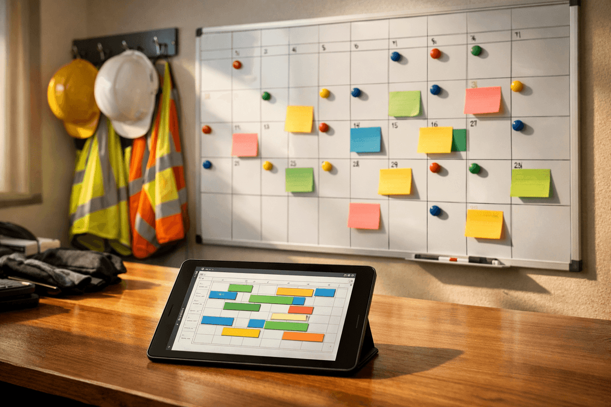 System rezerwacji sprzętu na ekranie komputera